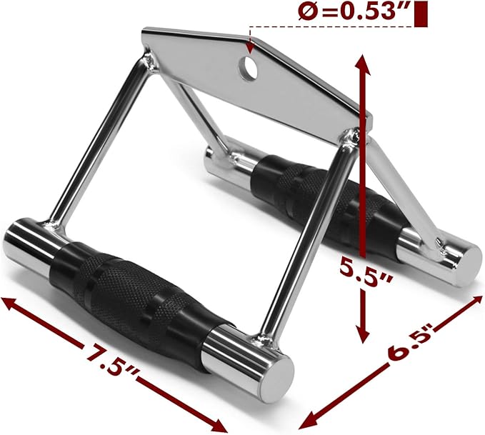 A2ZCARE Cable Machine Accessories for Weight Lifting, LAT Pull Down Attachment, Cable Attachments for Gym