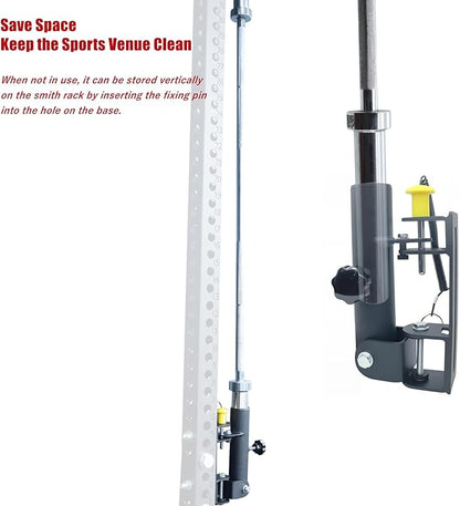 MARLANG Landmine Attachment for Barbell, T Bar Row Attachment Fit 2 Inch Olympic Barbell Bar, Barbell Landmine Attachment for Rack, Landmine Base for Apertures of 5/8" and Above Power Rack Attachments