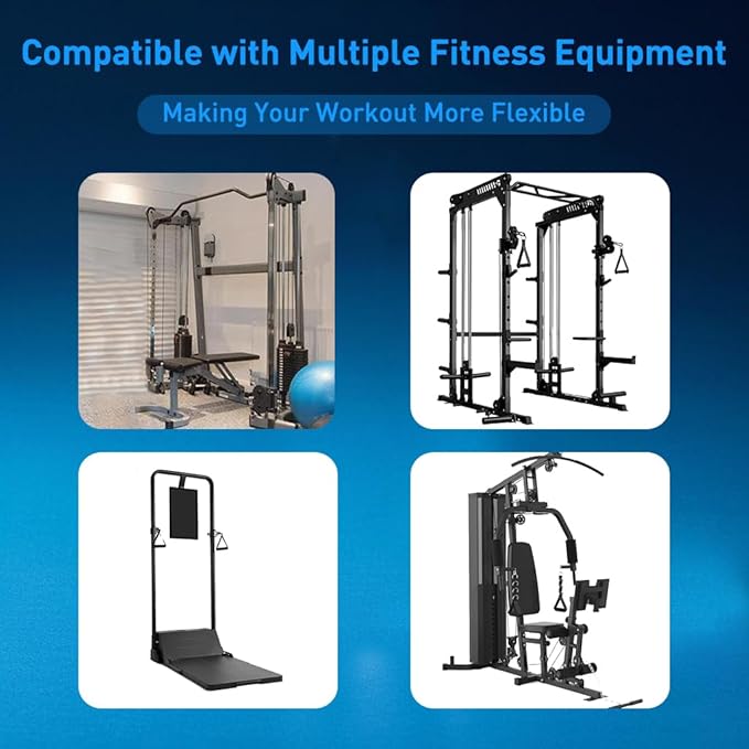 2-in-1 Extender Belt & Resistance Bands Sleeve - Ideal for Speediance Gym Monster & All Gym Machines - Ultimate Home Gym Accessories for Pulley & Cable Systems, Solving Arm-Rubbing Woes