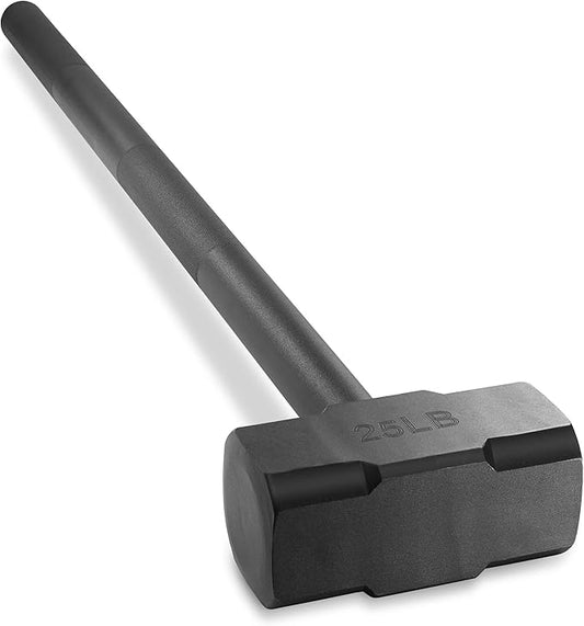 Philosophy Gym Fitness Hammer, 25 LB - Steel Hammer for Strength Training