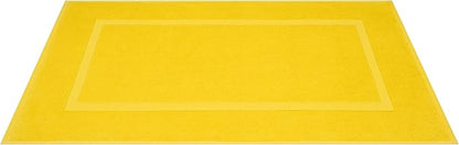 Cotton Paradise 100% Cotton Bath Mats for Bathroom Floor Set of 2 Pack, 20x34 Soft Absorbent Washable Quick Dry Tub Bathmat, Yellow Towel Bath Mat