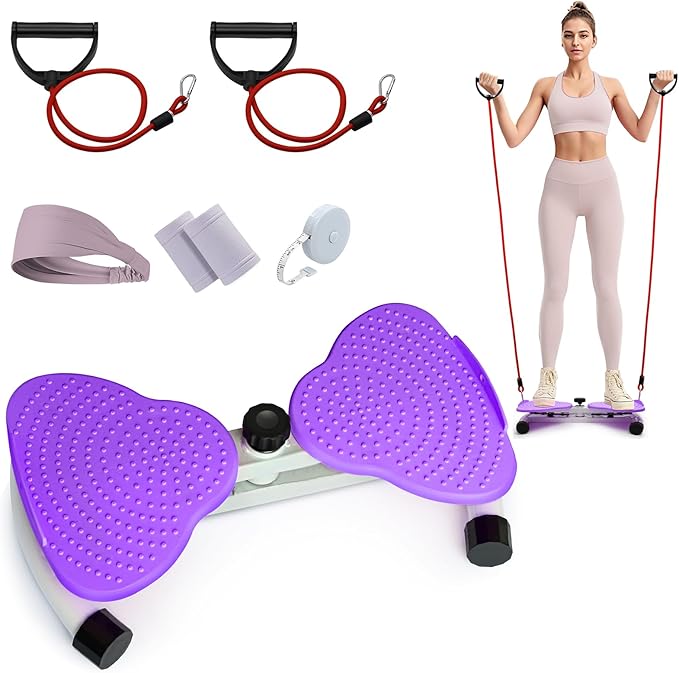 Waist Twisting Machine, Noiseless Ab Twist Board, 260 lbs Capacity, Twist Exercise Machine Home Gym Fitness Tool for Women Slim Waist and Core Ab Exercise
