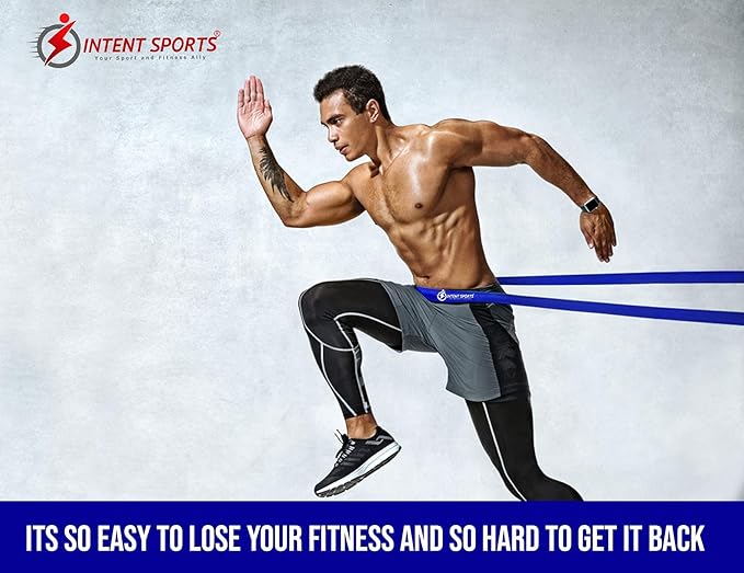 INTENT SPORTS Pull Up Assist Bands – Assistance and Resistance Bands for Pull-Up, Fitness, Body Stretching, Mobility Work, Weightlifting, Heavy Duty - Single/Set – Exercise Videos - eBook!