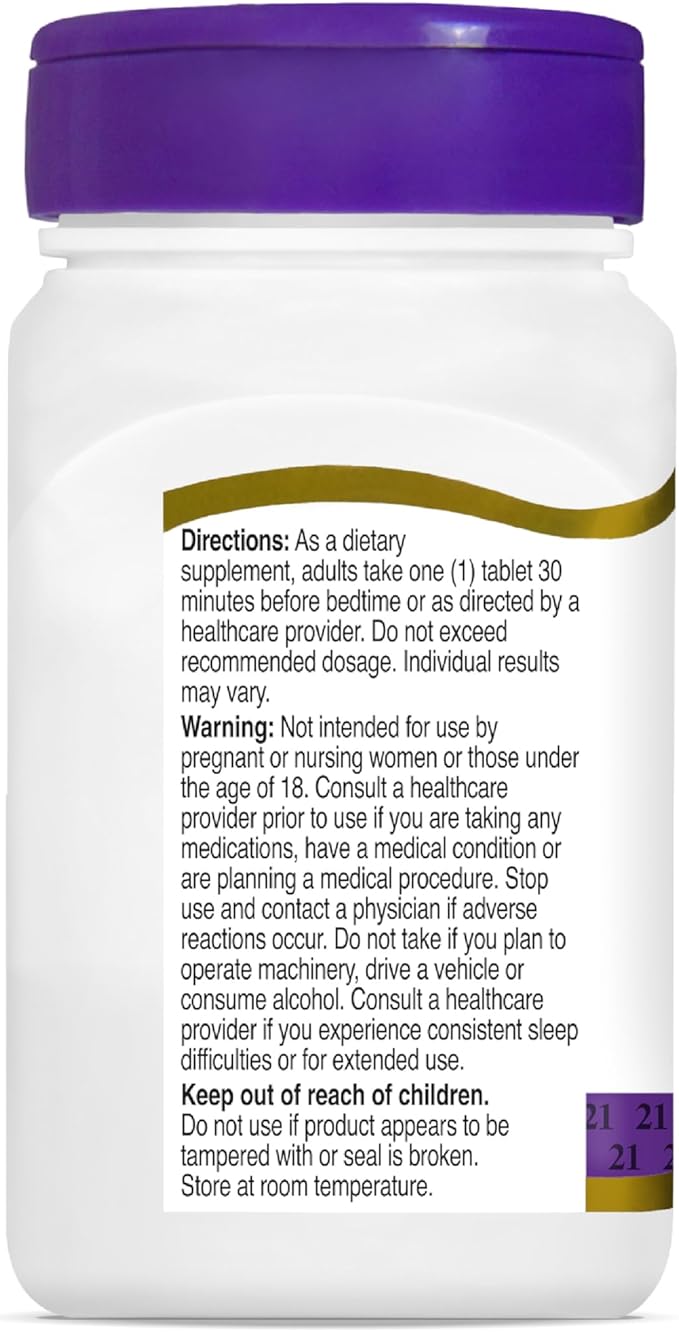 21st Century Melatonin 5 mg Tablets, 120 Count