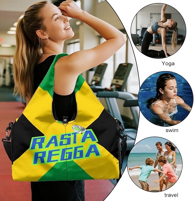Yoga Mat Bag for Women Men Large Carryall Tote with Adjustable Shoulder Strap for Gym Yoga Travel Pilates Office