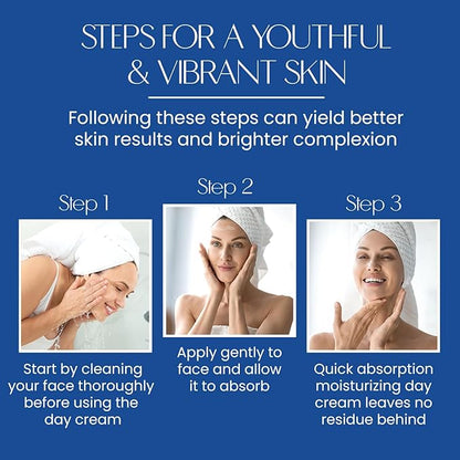 Hyaluronic Acid Daily Face Moisturizer - Long-lasting Hydration, Anti-Aging, Skin Firming - Dermatologist Tested, Korean Skin Care - 1.69 fl. oz