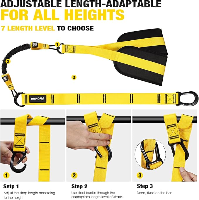 Pull Up Assistance Bands, Resistance Bands for Pull Up Bar Workout, Adjustable Heavy Duty Pull Up Assist Equipment with 4 Assistance Bands, Home Gym Fitness Exercise Strength Training