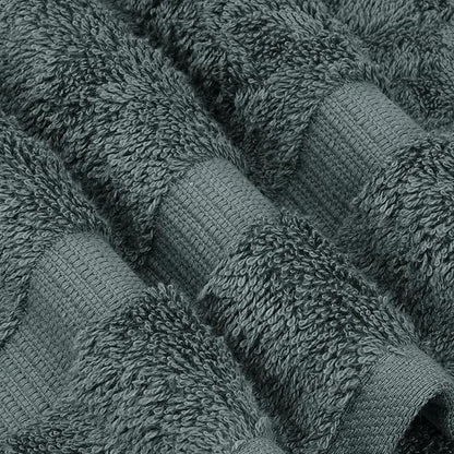 Chakir Turkish Linens 100% Cotton Premium Turkish Towels for Bathroom | 30'' x 60'' Large Bath Towels (4 Piece, Dark Gray)
