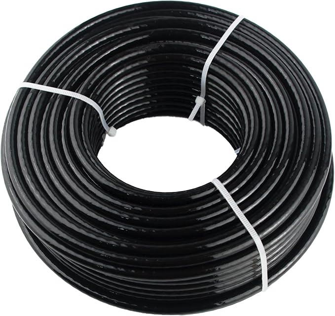 32.8Ft/98.4Ft Fitness Pulley Cable, Gym Steel Cable for DIY Home Gym, Gym Cable Replacement for Pulley Cable Machine,TPU Coated,Thick 1/4"(6mm)