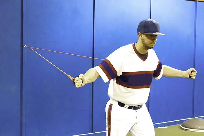 Bucwild Sports Baseball Resistance Bands Youth & Adult Athletes Safely Improve Pitching Throwing Batting & Arm Strength Used by Pitchers Quarterbacks Volleyball Basketball