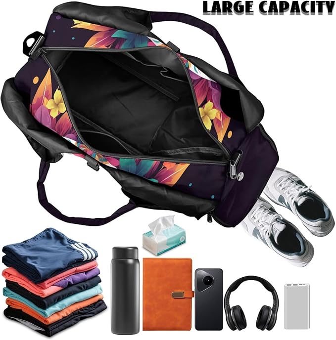 Yoga Mat Bag for Women Men Large Carryall Tote with Adjustable Shoulder Strap for Gym Yoga Travel Pilates Office