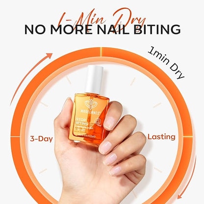 Modelones Nail Art Nail Biting Treatment for Kids No Bite Nail Polish Bitter Thumb Sucking Deterrent Nail Biting Prevention Quick-Drying Stop Nail Biting kids & Adults