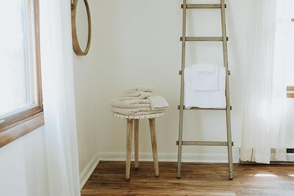 Peacock Alley Diamond 6 Piece Towel Set - Luxurious 100% Long-Staple Turkish Cotton - Soft, Absorbent & Fast Drying, Linen