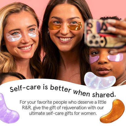 grace & stella Under Eye Patches (12 pairs) Eye Masks for Dark Circles and Puffiness - Birthday Gifts for Women, Bachelorette Party Favors, Bridesmaid Proposal Gifts, Self Care, Spa, Relaxation, Vegan