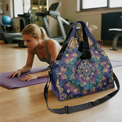 Yoga Mat Bag for Women Men Large Carryall Tote with Adjustable Shoulder Strap for Gym Yoga Travel Pilates Office