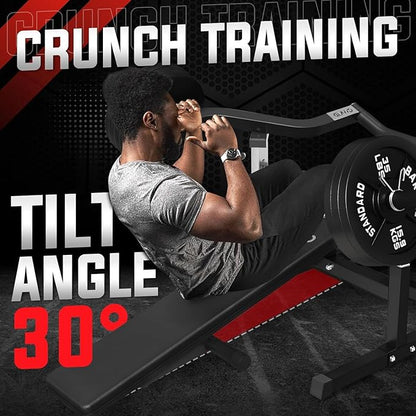 GMWD Chest Press Machine, 1050LBS Bench Press Machine with Independent Converging Arms, Adjustable Flat Incline Bench for Chest, AB Workouts, Shoulder Home Gym Equipment, V1