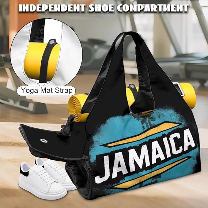 Yoga Mat Bag for Women Men Large Carryall Tote with Adjustable Shoulder Strap for Gym Yoga Travel Pilates Office