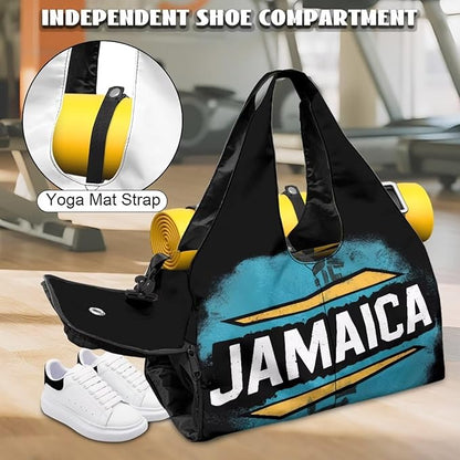 Yoga Mat Bag for Women Men Large Carryall Tote with Adjustable Shoulder Strap for Gym Yoga Travel Pilates Office