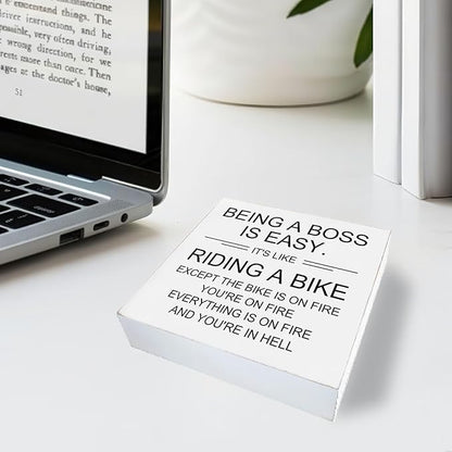 Funny Boss Gifts for Men Women, Cool Gifts for Boss Manager Supervisor, Cubicle Office Desk Decor