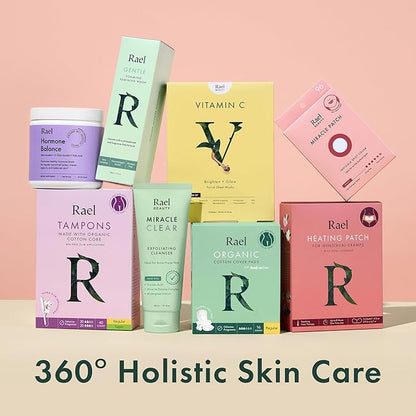 Rael Blackhead Remover, Miracle Clear Clay Mask, Exfoliating Face Wash, Pore Minimizer, Gentle and Hydrating, with Tea Tree, Vegan, Korean Skin Care (3.3 fl oz)