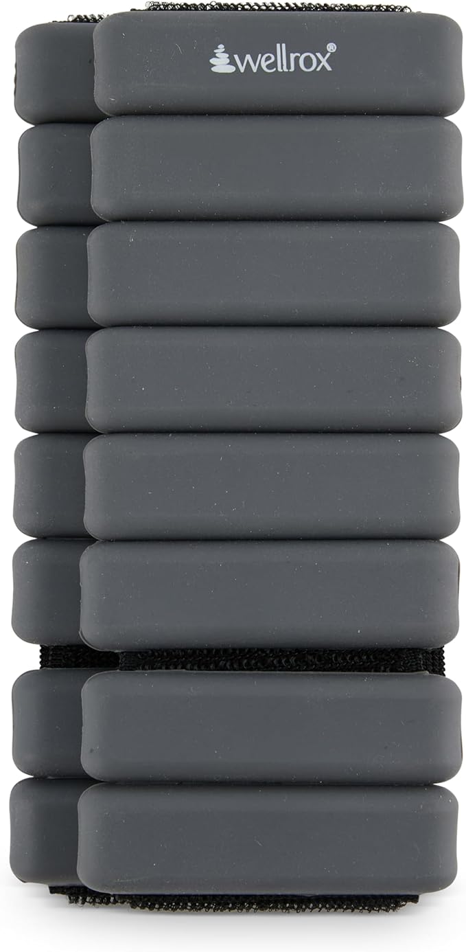 Weighted Bangles – Adjustable Ankle and Wrist Weights for Women & Men – Set of Ankle Weights 2 lbs (1 lb Each Wrist Weight) | Weighted Arm Bands for Pilates, Yoga, Running & Walking