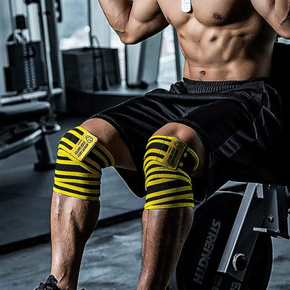 TAVIEW Elbow Wraps for Weightlifting (1 Pair), 47" Elastic Elbow Support & Compression Powerlifting, Fitness, Cross Training & Gym Workout - Elbow Straps for Weight Lifting