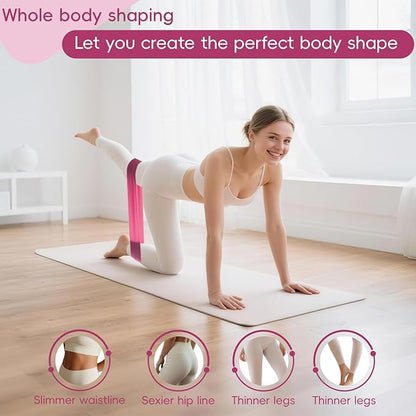 KABCON Pilates Equipment Essentials Set for Women at Home with Complete User Guide,13” Pilates Ring,9.8” Exercise Ball,Resistance Bands,Yoga Socks,Yoga Strap,13/14/16-Pcs Starter Workout Set