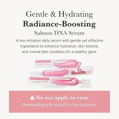 medicube Intensive Moisture & Skin Plumping Set: Salmon DNA PDRN Pink Peptide Serum and Salmon DNA PDRN Pink One Day Serum