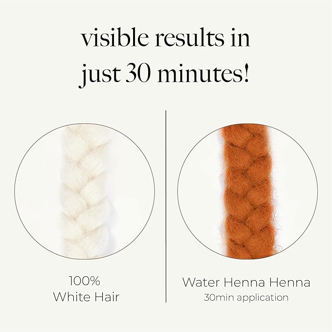Korean Henna Hair Dye 1 Set - Quick and Easy Application, PPD-free, Synthetic dye-free liquid Formula, Hair Color Made in Korea (Henna)