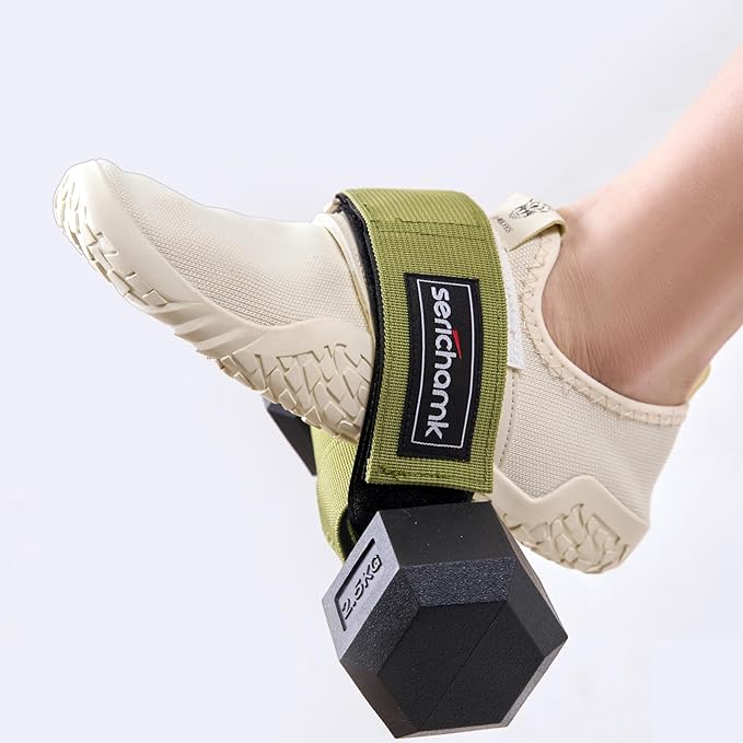 Feet Dumbbell Attachment, Tibialis Trainer Ankle Straps for Feet Weight Lifting Shin Splint, Hamstring Curls, Leg Curl Attachment at Home Gym Equipment