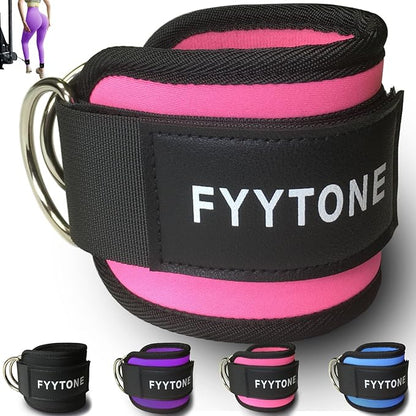 Ankle Strap(Pair) for Cable Machine, Ankle Cuff for Kickbacks, Leg Extensions, Lower Body Exercises, Glute Workouts, Booty Hip Abductors Exercise, for Home & Gym