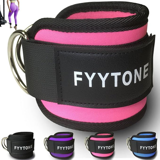 Ankle Strap(Pair) for Cable Machine, Ankle Cuff for Kickbacks, Leg Extensions, Lower Body Exercises, Glute Workouts, Booty Hip Abductors Exercise, for Home & Gym