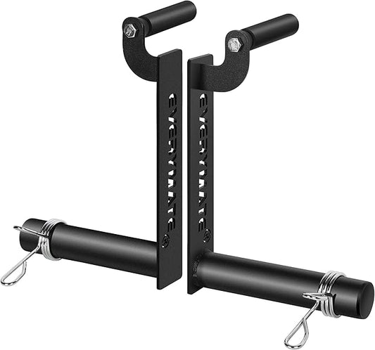 Farmers Carry Handles, Farmer Walk Handles - Set of 2, Comfortable Grip Handles, Fits 2 Inch Olympic Weight Plate Home Gym Exercise Equipment