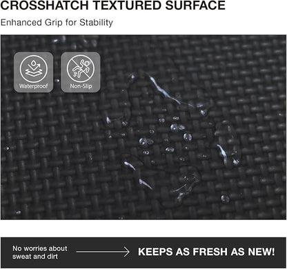 AIRHOP 18 Tiles Gym Floor Mat, EVA Foam Puzzle Gym Mat, High-Density Interlocking Foam Floor Tiles for Home Gym, Play Workout Garage Kitchen Flooring