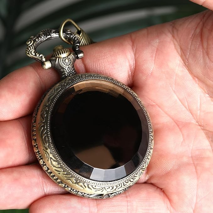 Scrying Mirror, Natural Obsidian Mirror for Divination, Witchcraft, Meditation, Witch Gifts for Women