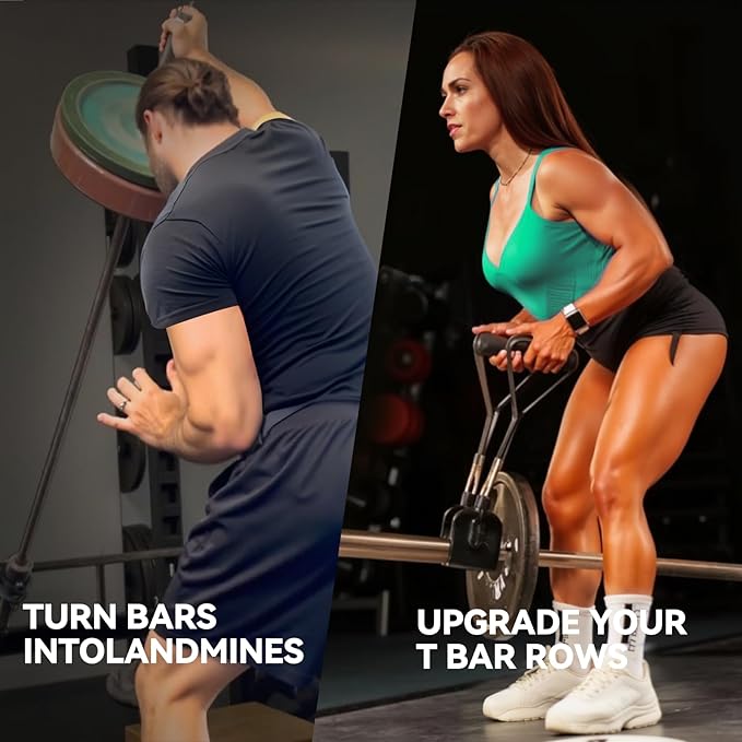 Home Gym Clips : Load Dumbbells on Barbells, Turn Bars into Landmines, T-Bar Row with Any Grip, Hook Dumbbells on Dip Belts, Versatile Weightlifting Accessory