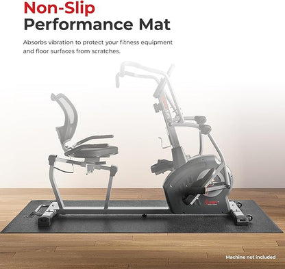 Sunny Health & Fitness Non-Slip Home Gym Mat – Workout Floor Protection Foam Pad for Treadmill, Bike, Elliptical, Yoga and Exercise Equipment or Standing Desk in 4 Size Options