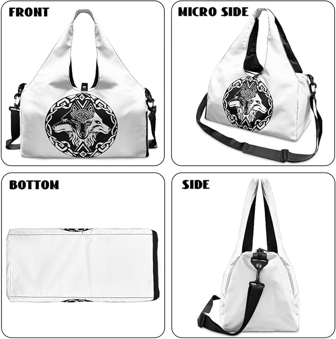 Yoga Mat Bag for Women Men Large Carryall Tote with Adjustable Shoulder Strap for Gym Yoga Travel Pilates Office