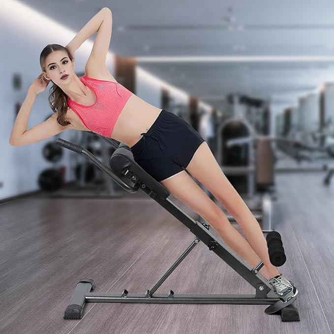 Ab Crunch Coaster,AB Workout Equipment,Multi-Functional Exercise Equipment for Home Gym,Height Adjustable Abs Workout,Full Body Fitness Machine Suitable for Beginner,from USA Fast Arrival