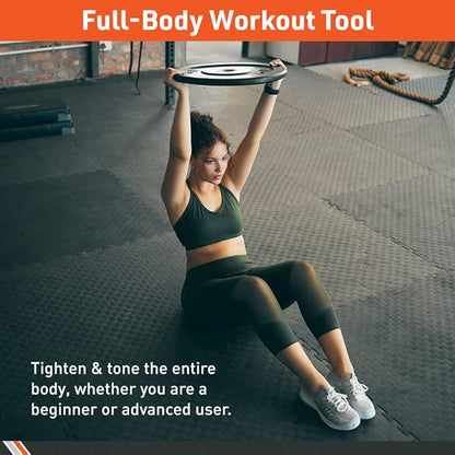 Body Sport 2” Rubber Olympic Bumper Plate Plate Set – Bumper Weight Plates – Set of Free Weights for Strength Training – Impact Absorbing Bumper Plates with Stainless Steel Insert