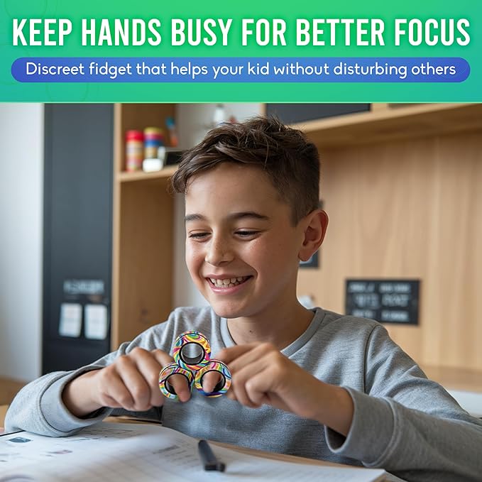 BunMo Magnetic Rings Multicolored – Improved N45 Grade Magnets, BPA-Free, Compact & Quiet Fidget Toy for Adults & Teens, Portable Handheld Toy for Office, School, & Travel