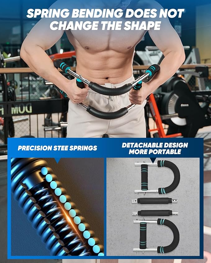 Twister Arm Trainer,PowerTwist Arm Trainer,Home Workout Equipment,Upper Body Strength Training Machine,Detachable Design,Fitness Anywhere