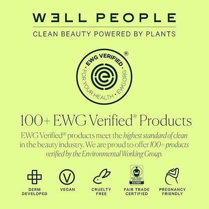 Well People Plant Power Skincare Starter Mini Set, Step-by-Step Skincare Kit For Cleansing, Hydrating, Exfoliating & Nourishing, Vegan & Cruelty-free