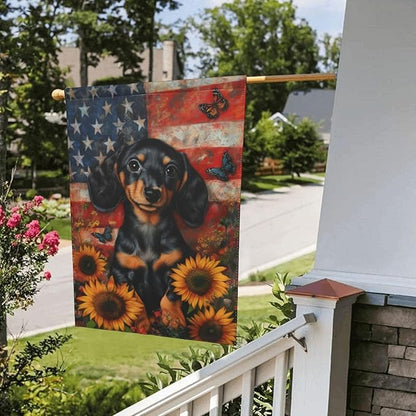 American Flag Garden Flag 12x18 In Double Sided Yard Flags Lawn Sign Decor No Flagstand