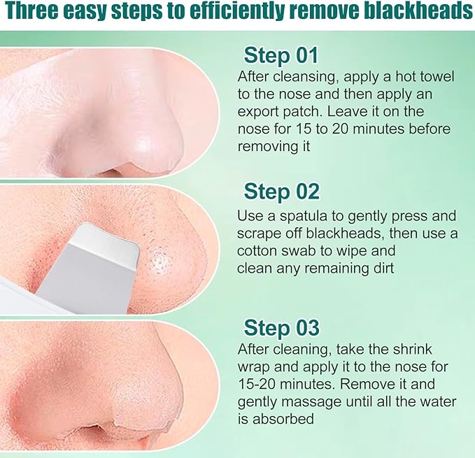 Black Head Remover for Nose, White Mild Skin Spatula Face Scrubber for Deep Skin Cleansing, Silicone Pore Cleaner, Daily Skin Cleansing Tool for Men and Women (1PCS)