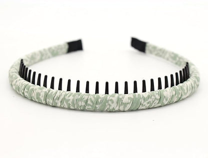 plastic headbands for women, fashion hair accessories headband with teeth Suitable Daily Use,Spa,Parties and yoga (pack of 4)