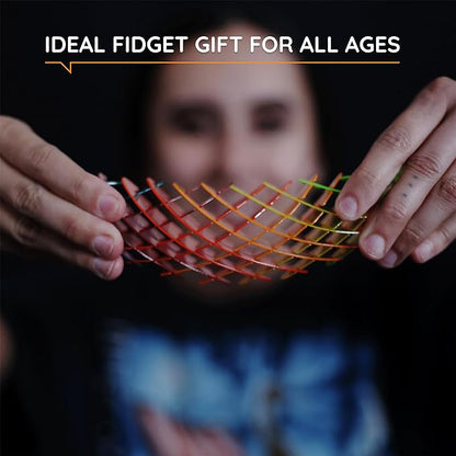 Morf Fidget Worm Toy - Flexible 3D Sensory Toy for Kids, Teens, and Adults – Stretchy, Quiet, Stress and Anxiety Relief, Focus - for Tactile Play, School, Work Gifts, Great for Classroom and Office
