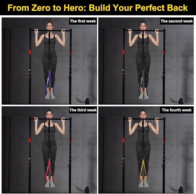 Ally Peaks Pull Up Assistance Bands System,Up to 410 lbs Assistance, Resistance Bands,Adjustable and Replaceable Pull Up Assist Band,Assisted Pull Up Resistance Bands for Pull Up Assist Push Up Assist