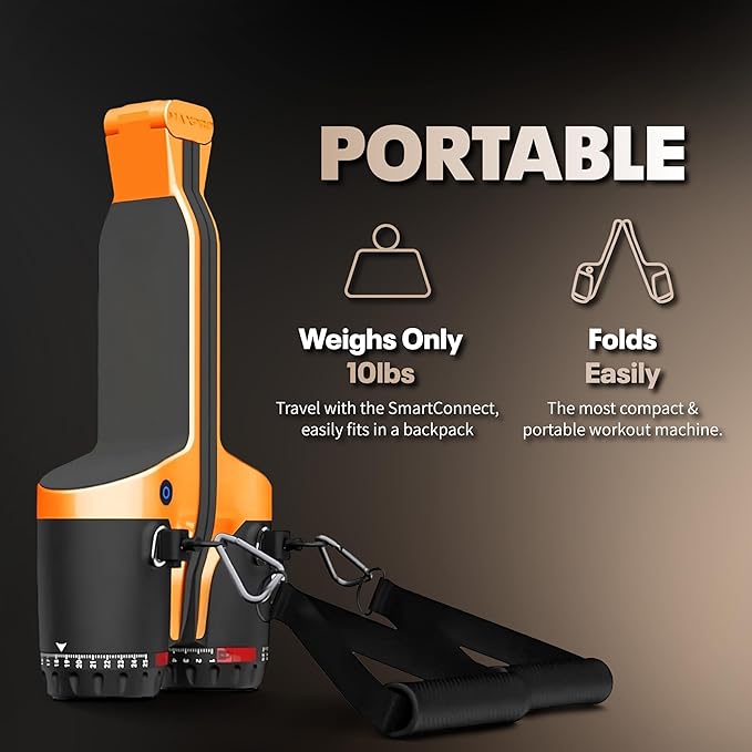 MAXPRO Fitness: Cable Home Gym | As Seen on Shark Tank | Versatile, Portable, Bluetooth Connected | Strength, HIIT, Cardio, Plyometric, Powerful 5-300lbs Resistance