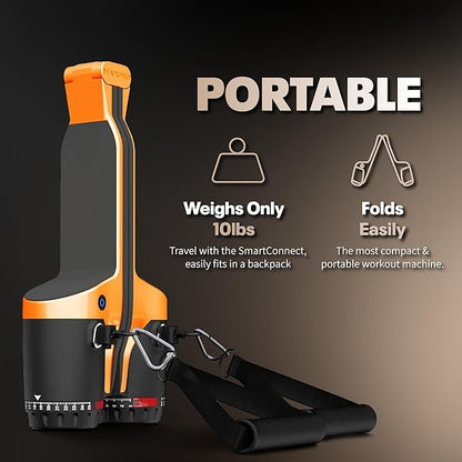 MAXPRO Fitness: Cable Home Gym | As Seen on Shark Tank | Versatile, Portable, Bluetooth Connected | Strength, HIIT, Cardio, Plyometric, Powerful 5-300lbs Resistance